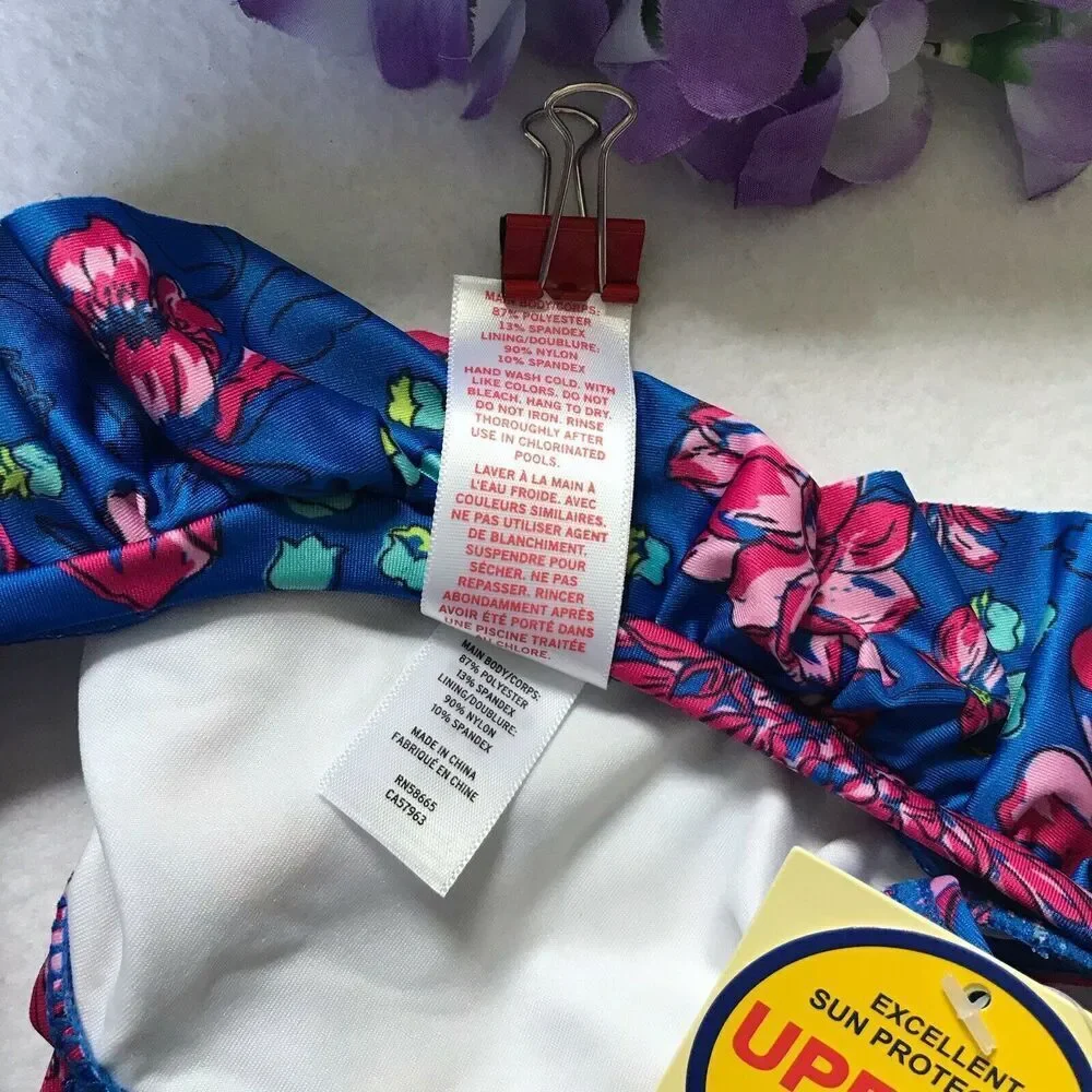 Harper Canyon NWT Swim Top Girls 2